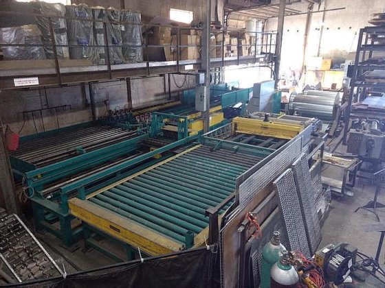 Iowa Precision Fabriduct coil line — complete HVAC duct line at Northern Machinery Sales